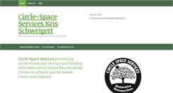 Desktop Screenshot of circle-space.org